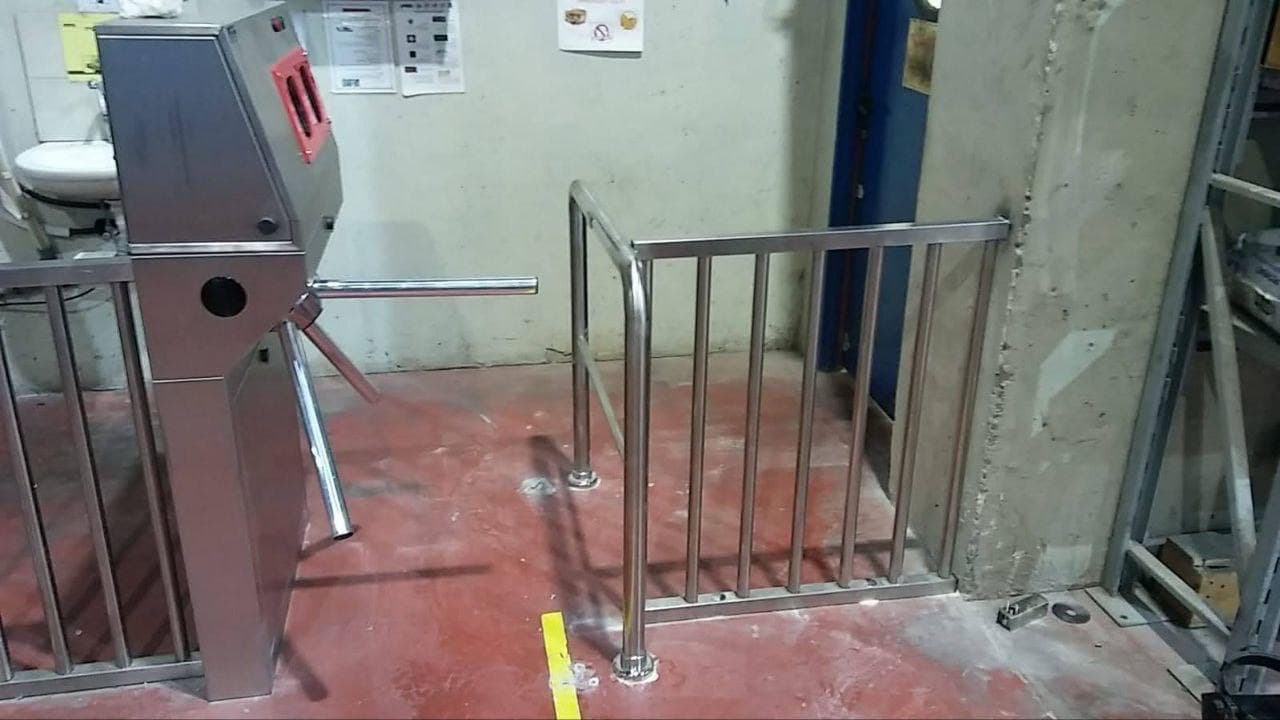 Tripod Turnstile Installation