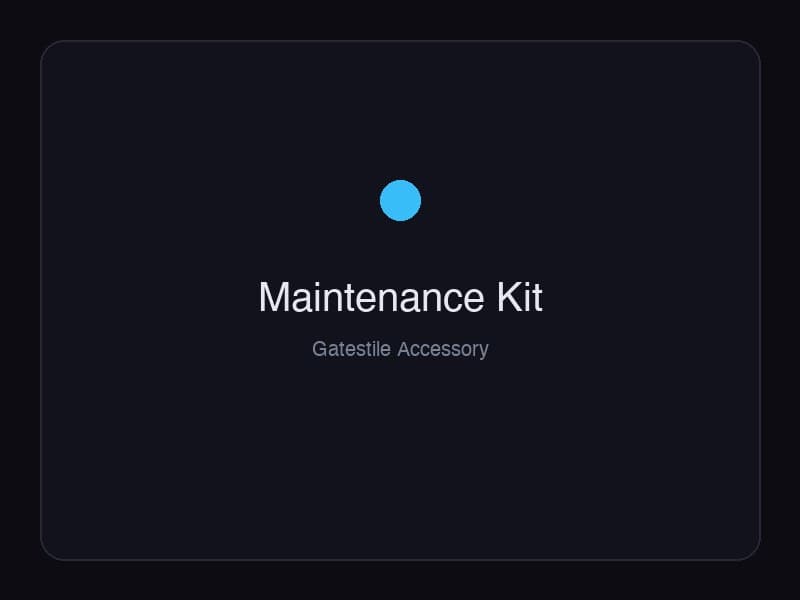 Annual Maintenance Kit (consumables)