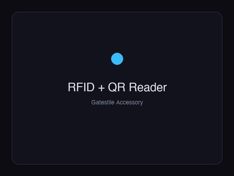 Replacement Reader: RFID + QR Combo