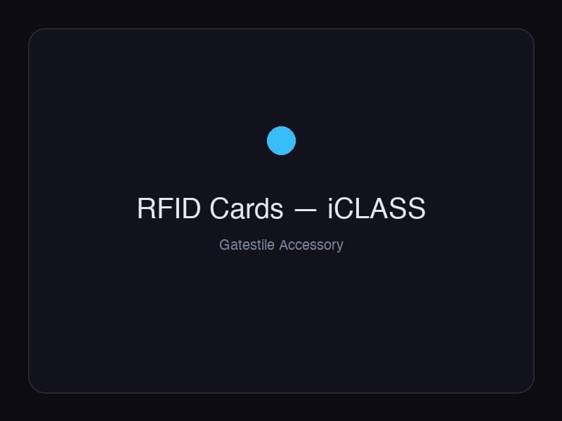 RFID Cards: HID iCLASS SE (50-pack)