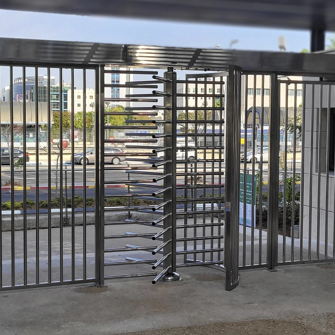 Gatestile Full-Height Turnstile: Federal facility perimeter, Washington, DC