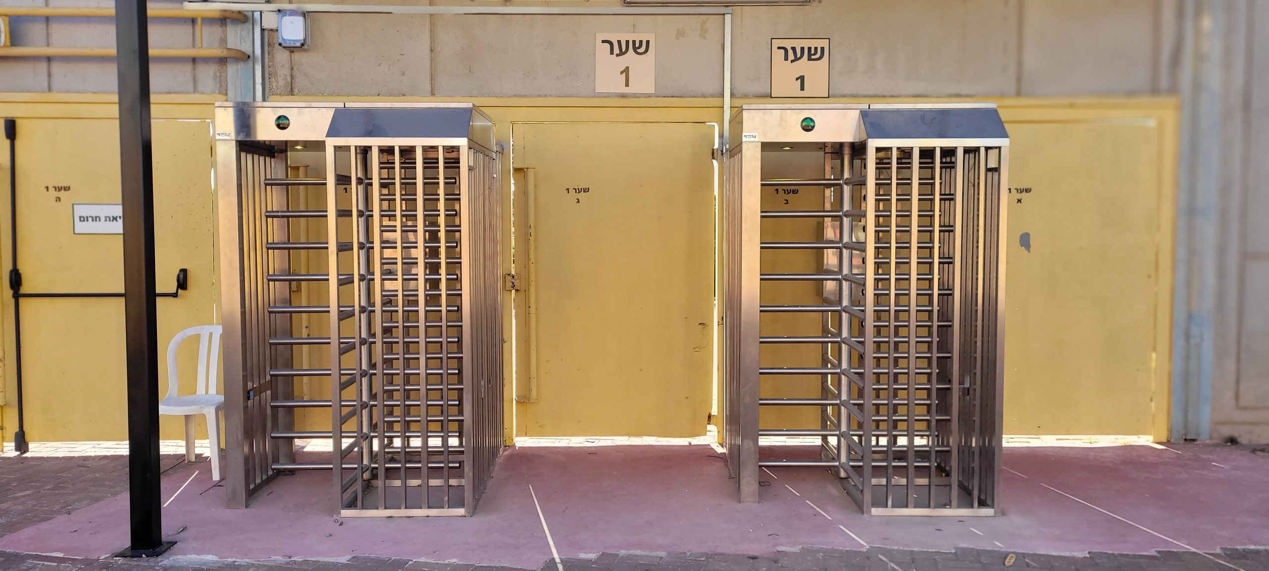 Gatestile Three-Quarter Turnstile: Sports facility entry, Long Island, NY